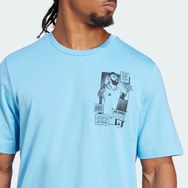 Outlet Футболка Adidas Messi Icon Graphic JJ1415_image_5