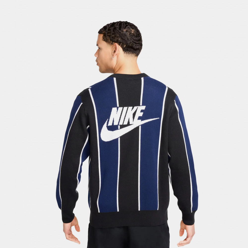 Outlet Мужская толстовка Nike M Nk Club Fairway Stripe Swtr HM4812-010