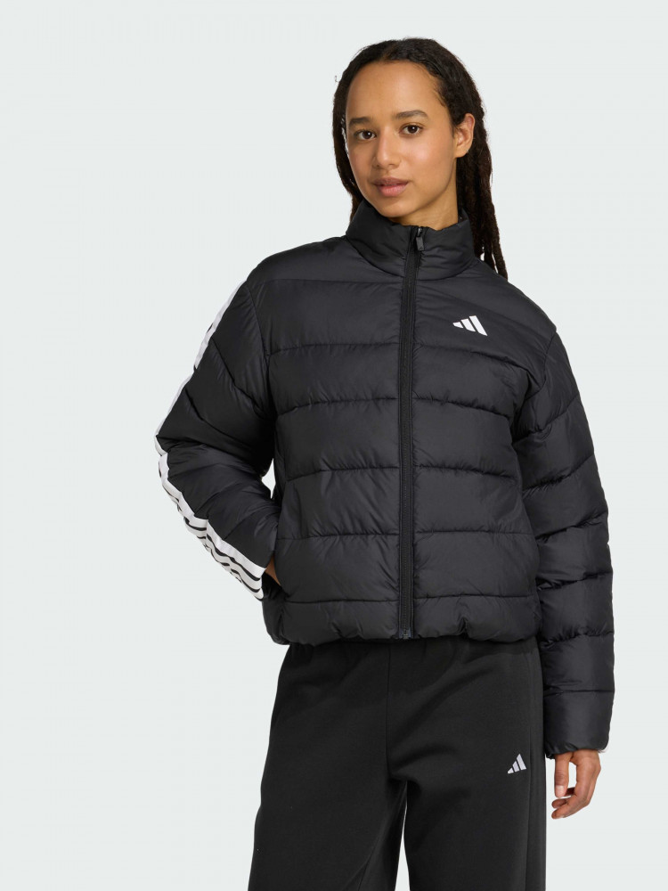 Outlet Жіноча чорна куртка Adidas Essentials Climawarm 3-Stripes JM8421