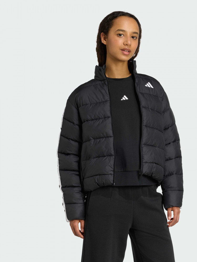 Outlet Жіноча чорна куртка Adidas Essentials Climawarm 3-Stripes JM8421_image_4