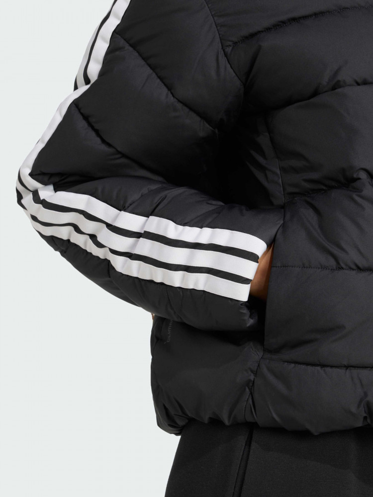 Outlet Жіноча чорна куртка Adidas Essentials Climawarm 3-Stripes JM8421_image_3
