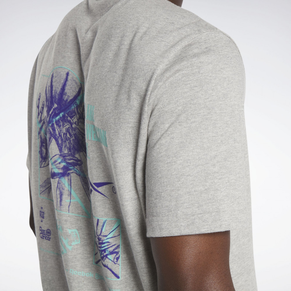 Outlet Футболка Reebok Basketball Court Top T-Shirt Grey IA2419_image_6