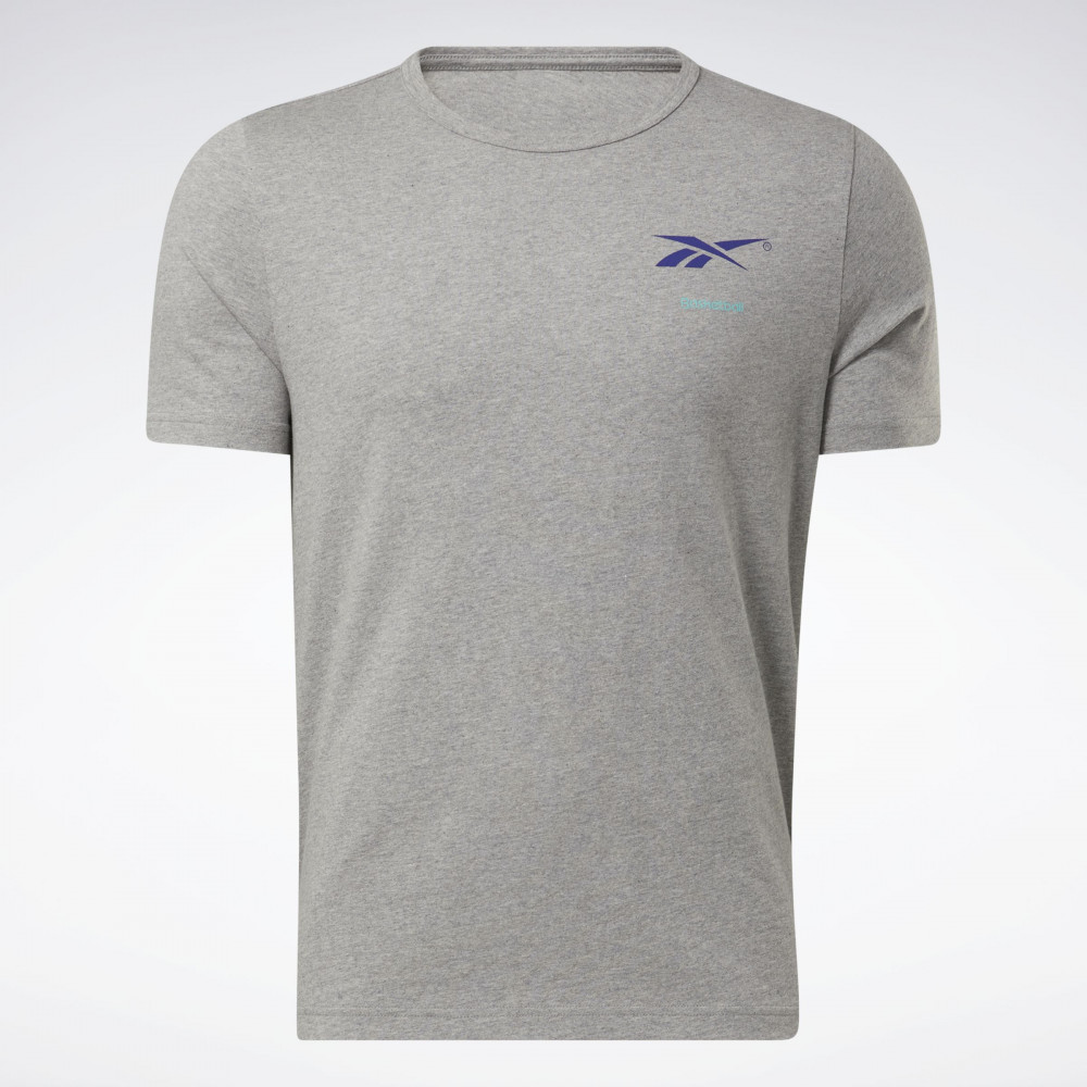Outlet Футболка Reebok Basketball Court Top T-Shirt Grey IA2419_image_5