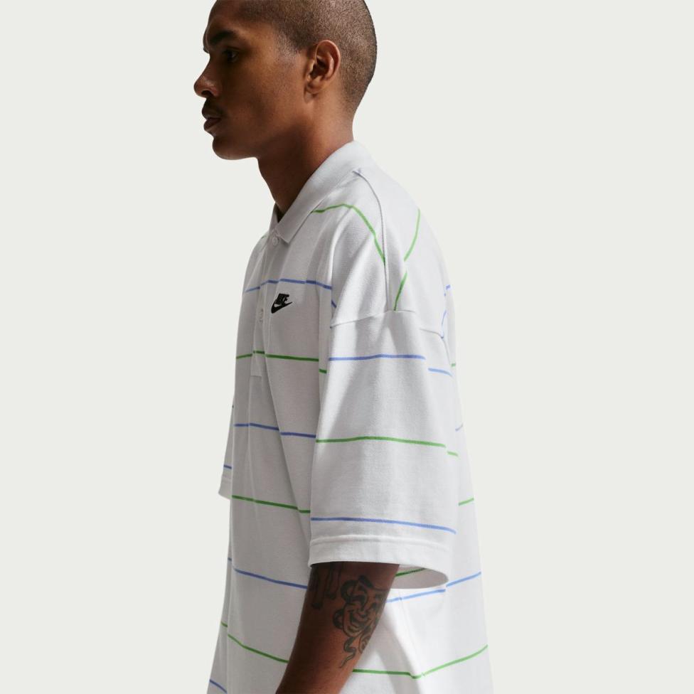 Outlet Чоловіче поло NIKE M NK CLUB OS STRIPE POLO IF0736-100