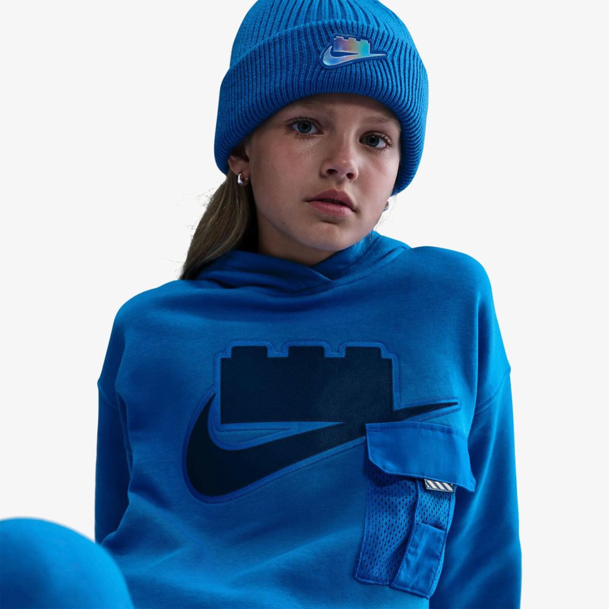 Outlet Дитяча толстовка NIKE X LEGO COLLECTION HOODIE HV6732-470