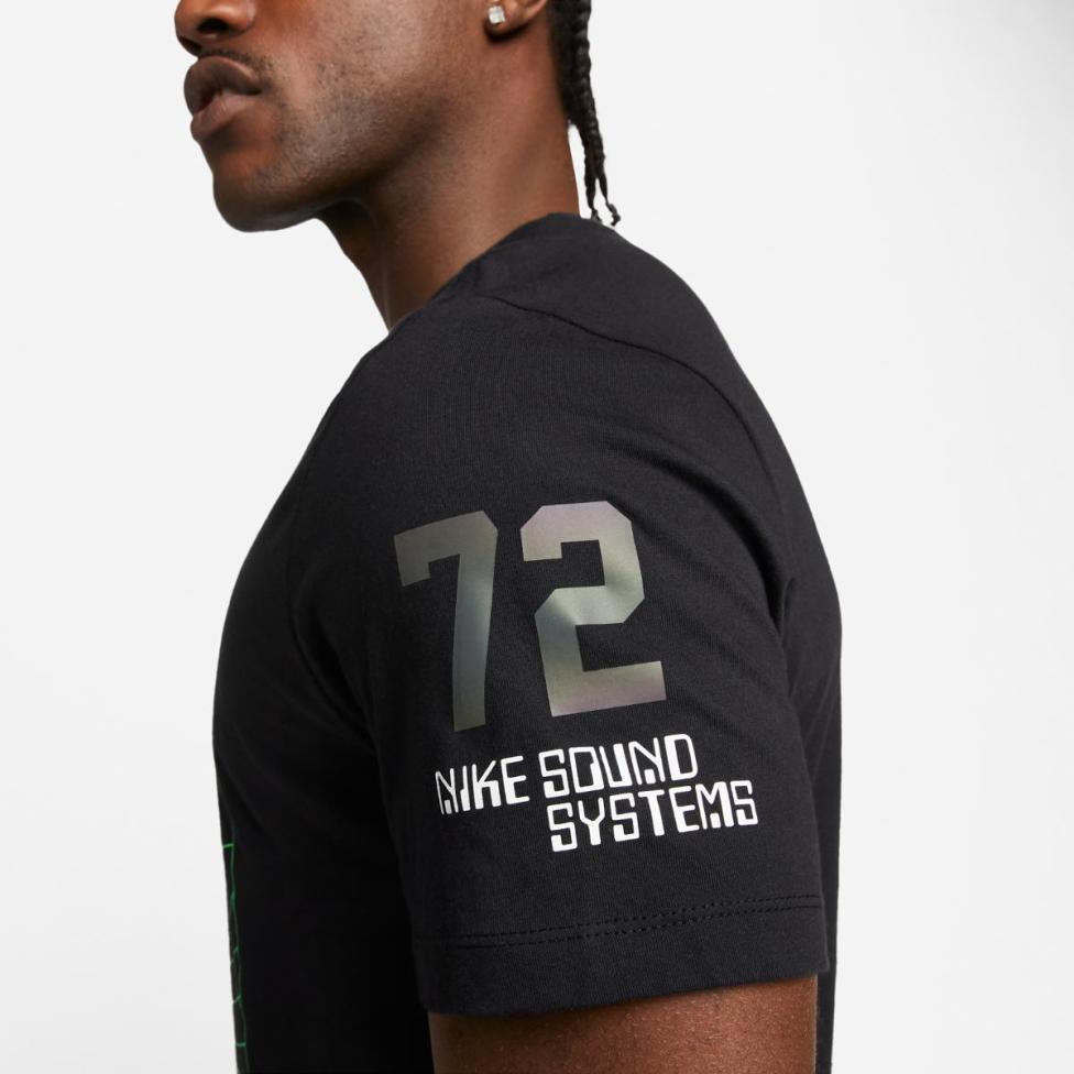 Outlet Мужская футболка NIKE M NSW TEE TREND IRIDESCENT HBR FB9768-010_image_4
