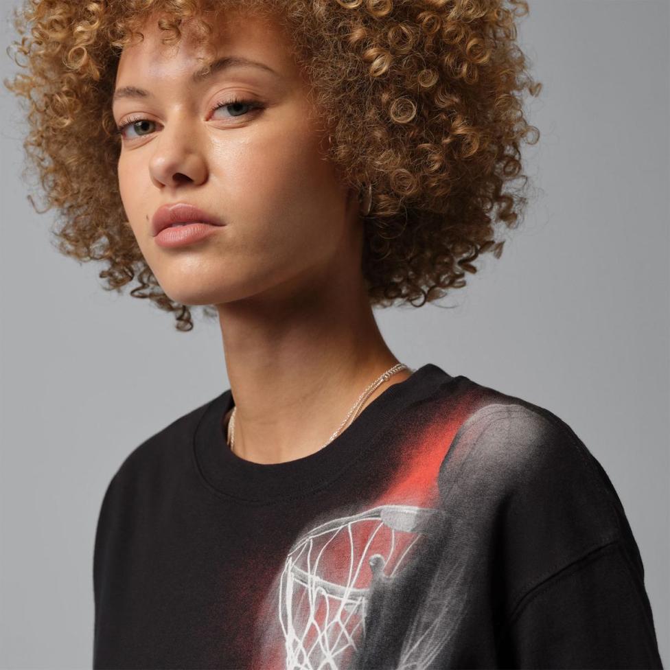 Outlet Жіноча футболка NIKE W J SPT DF SS GFX TEE HTG IO8722-010_image_3