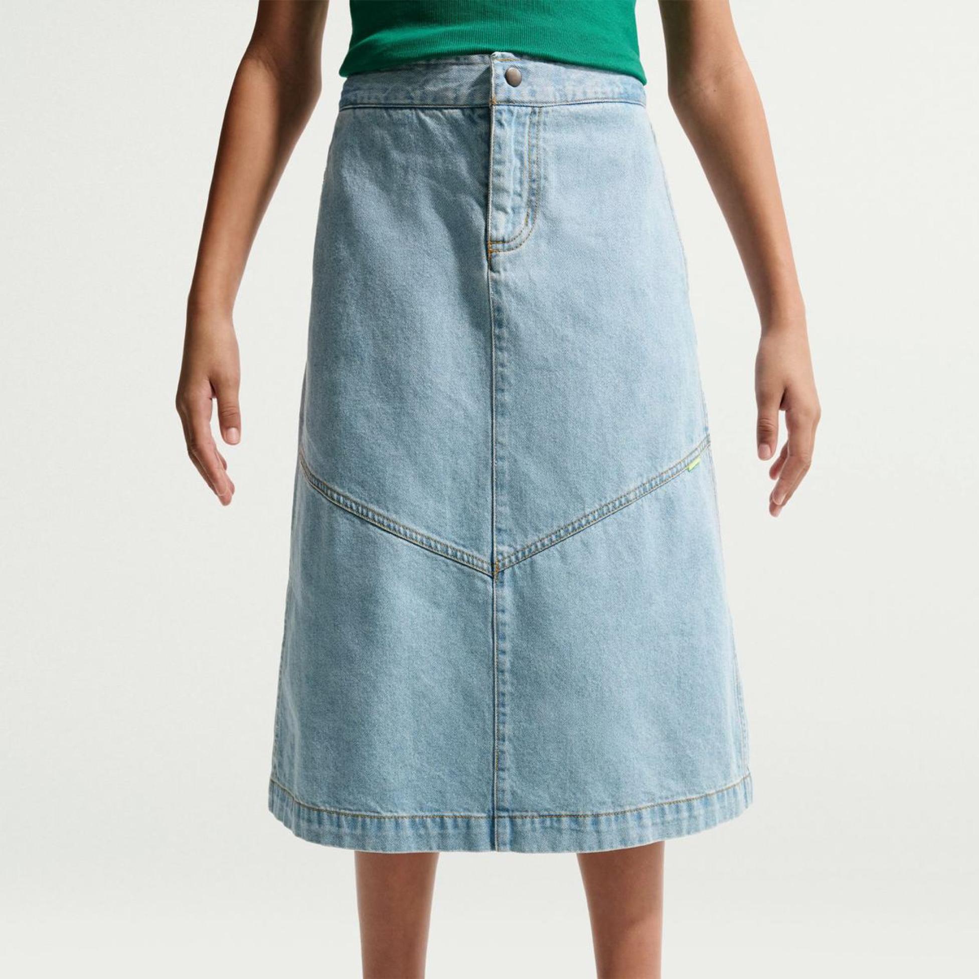 Outlet Жіноча спідниця NIKE G NSW CLN DENIM MIDI SKIRT IM8718-440