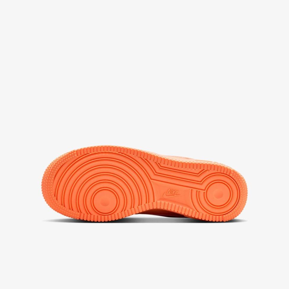 Outlet Дитячі кросівки NIKE AIR FORCE 1 SUEDE ORANGE PULSE (GS) IR5611-801
