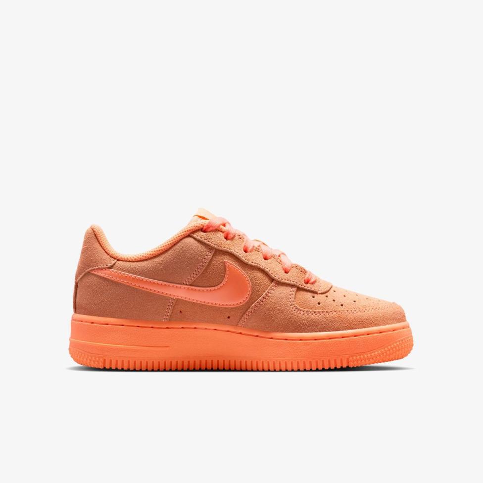 Outlet Дитячі кросівки NIKE AIR FORCE 1 SUEDE ORANGE PULSE (GS) IR5611-801_image_3