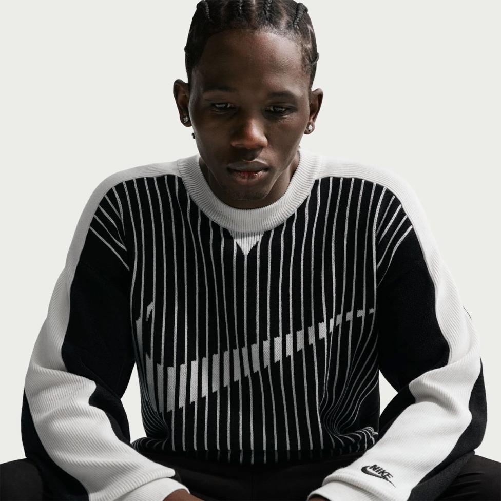 Outlet Чоловічий лонгслів NIKE M NK CLUB SWEATER JERSEY II1196-010_image_3