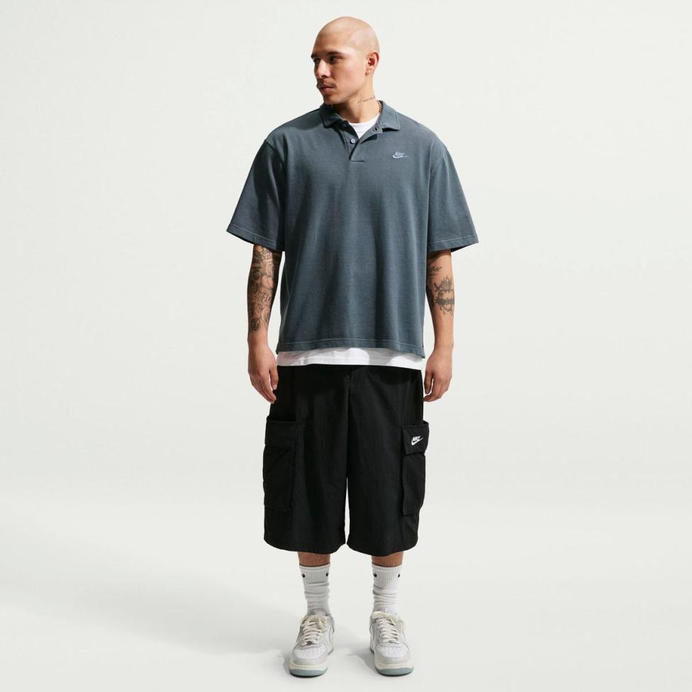Outlet Чоловіче поло NIKE M NK CLUB JERSEY POLO WASHED IF0731-451_image_4