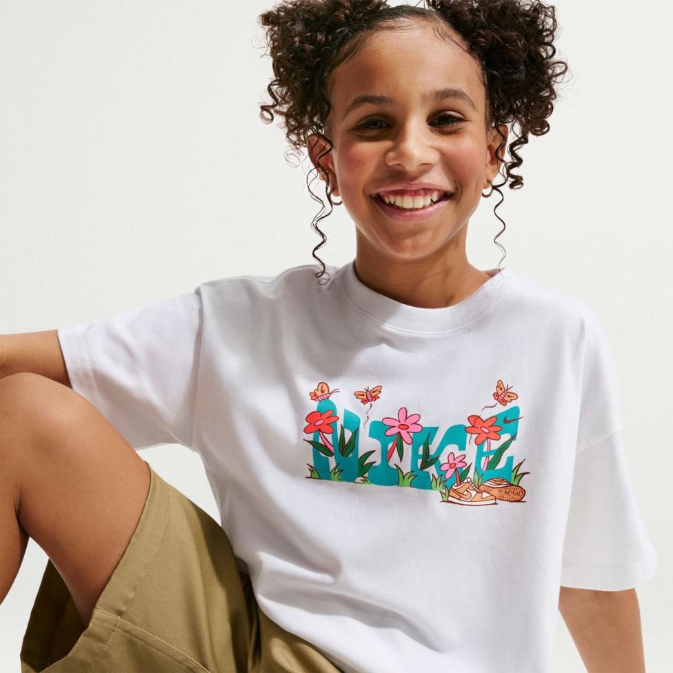 Outlet Дитяча футболка NIKE G NSW TEE OC BOXY CAMP II9803-100_image_3
