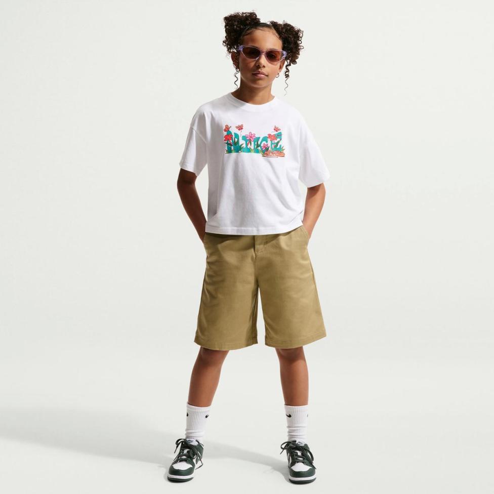 Outlet Дитяча футболка NIKE G NSW TEE OC BOXY CAMP II9803-100_image_4