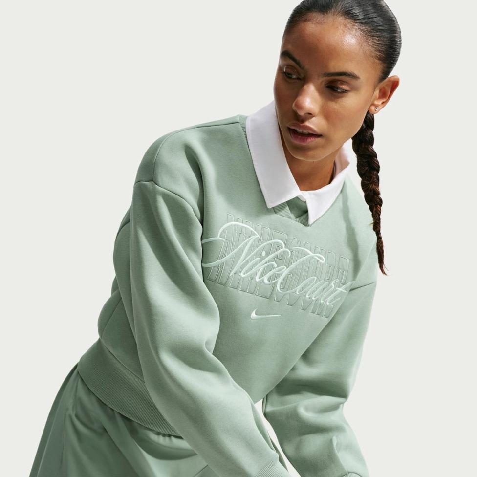 Outlet Жіноча толстовка NIKE W NKCT CRT CLTN FLC CREW IB0757-006_image_3