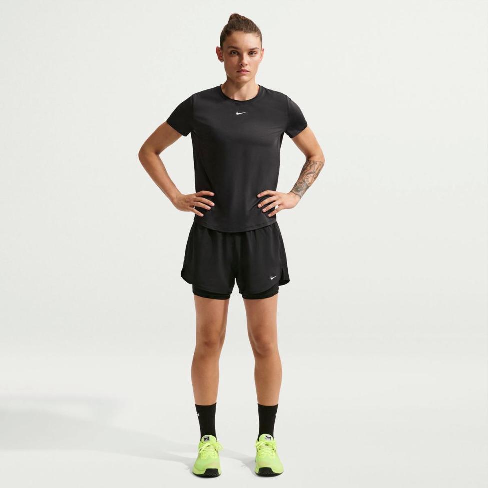 Outlet Жіночі шорти NIKE W NK ONE DF HR 3IN 2N1 SHORT DX6016-011_image_4