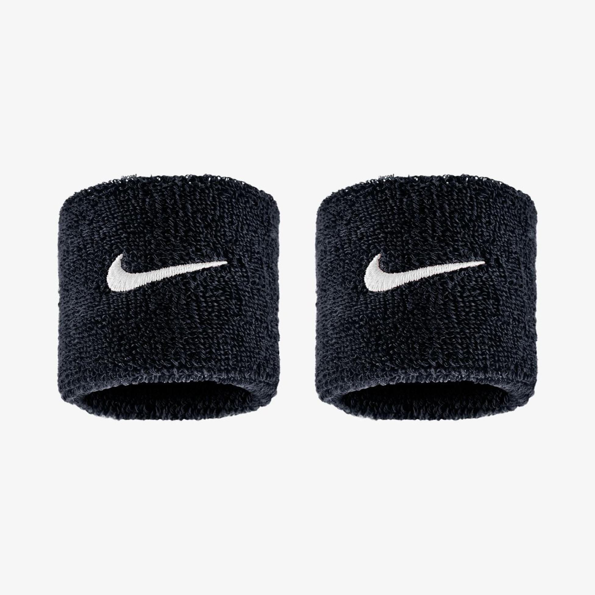 Outlet Напульсники NIKE SWOOSH CLASSIC WRISTBANDS 2PK BLACK/WHITE OSFM N.101.2405.010.OS