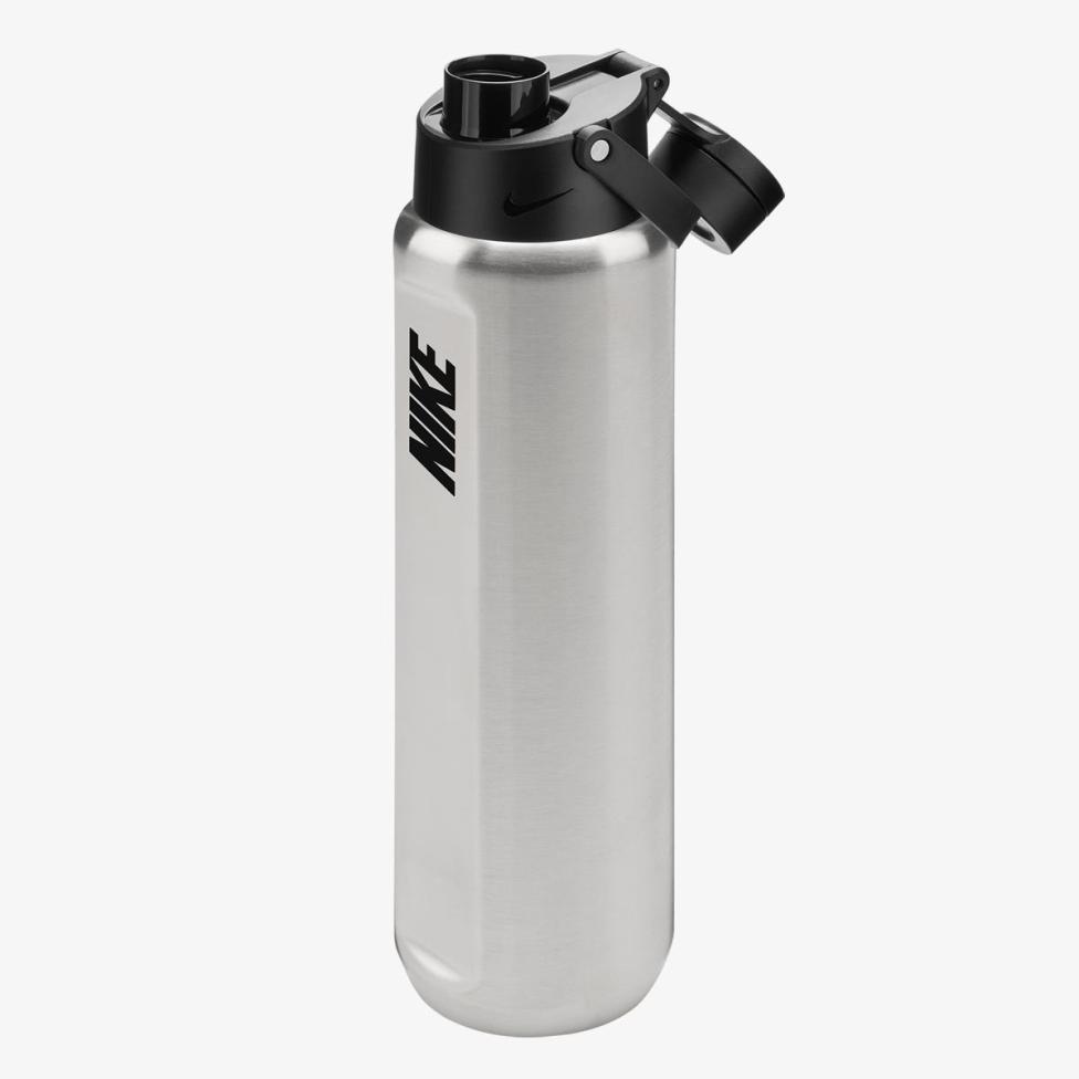 Outlet Пляшка NIKE SS RECHARGE CHUG BOTTLE 24 OZ RFSH BRUSHED STAINLESS STEEL/BLACK/BLACK 24OZ N.101.3799.953.24_image_3