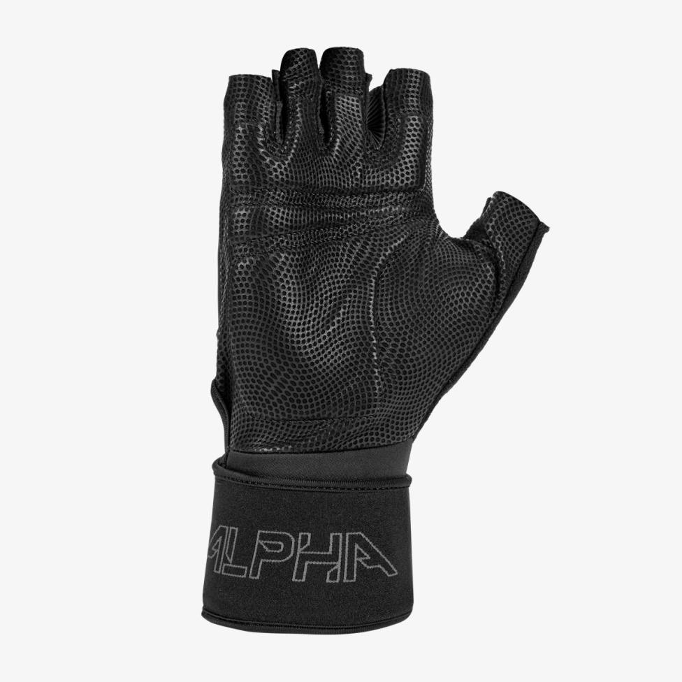 Outlet Рукавички для тренінгу NIKE U ALPHA ELITE TG BLACK/BLACK/WHITE S N.101.0672.091.SL_image_2