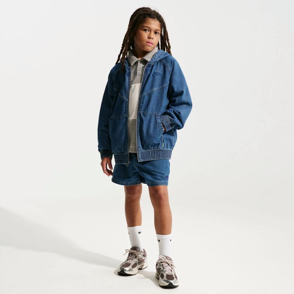 Outlet Дитяча толстовка NIKE K NSW WR DENIM FZ JACKET IF2306-435_image_7