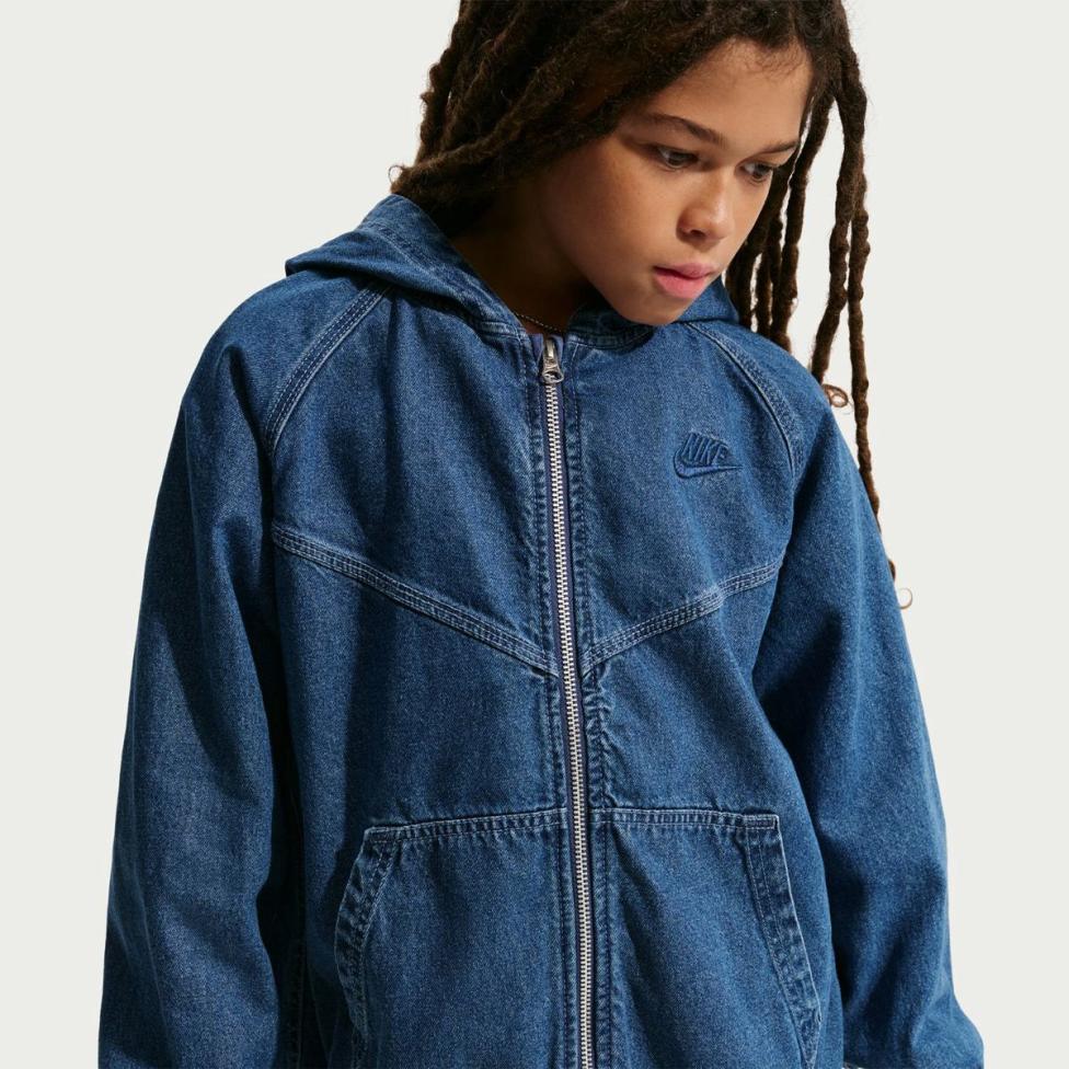 Outlet Дитяча толстовка NIKE K NSW WR DENIM FZ JACKET IF2306-435_image_3