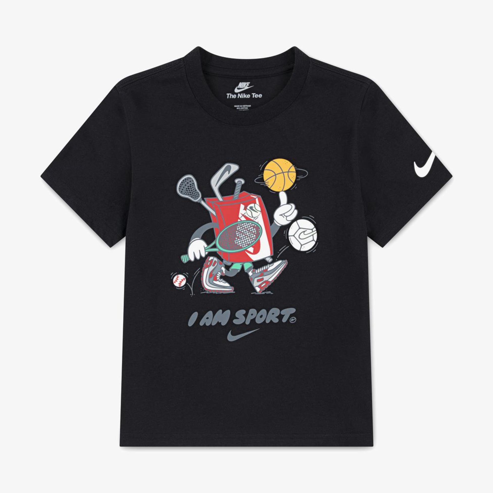 Outlet Дитяча футболка NIKE NKB I AM SPORT BOXY GRAPHIC TE 86N819-023