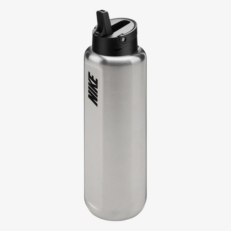 Outlet Пляшка NIKE SS RECHARGE STRAW BOTTLE 32 OZ RFSH BRUSHED STAINLESS STEEL/BLACK/BLACK 32OZ N.101.3796.953.32_image_3