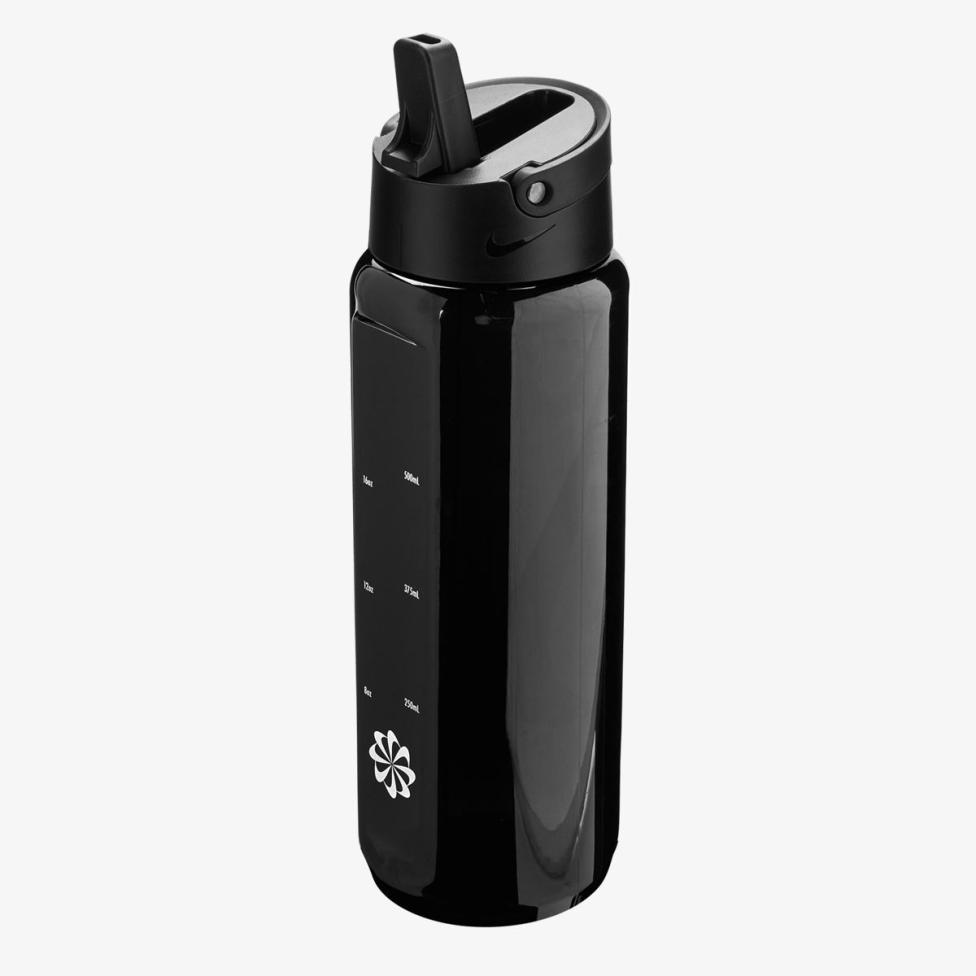 Outlet Пляшка NIKE TR RENEW RECHARGE STRAW BOTTLE 24 OZ GRAPHIC BLACK/BLACK/WHITE/WHITE 24OZ N.100.7643.044.24_image_3