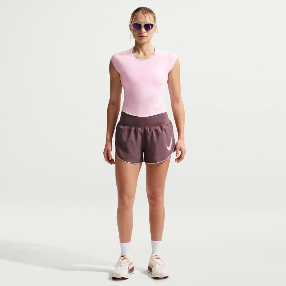 Outlet Жіноча футболка NIKE W NK TEMPO SWOOSH RUN DF SS IF4998-663_image_4