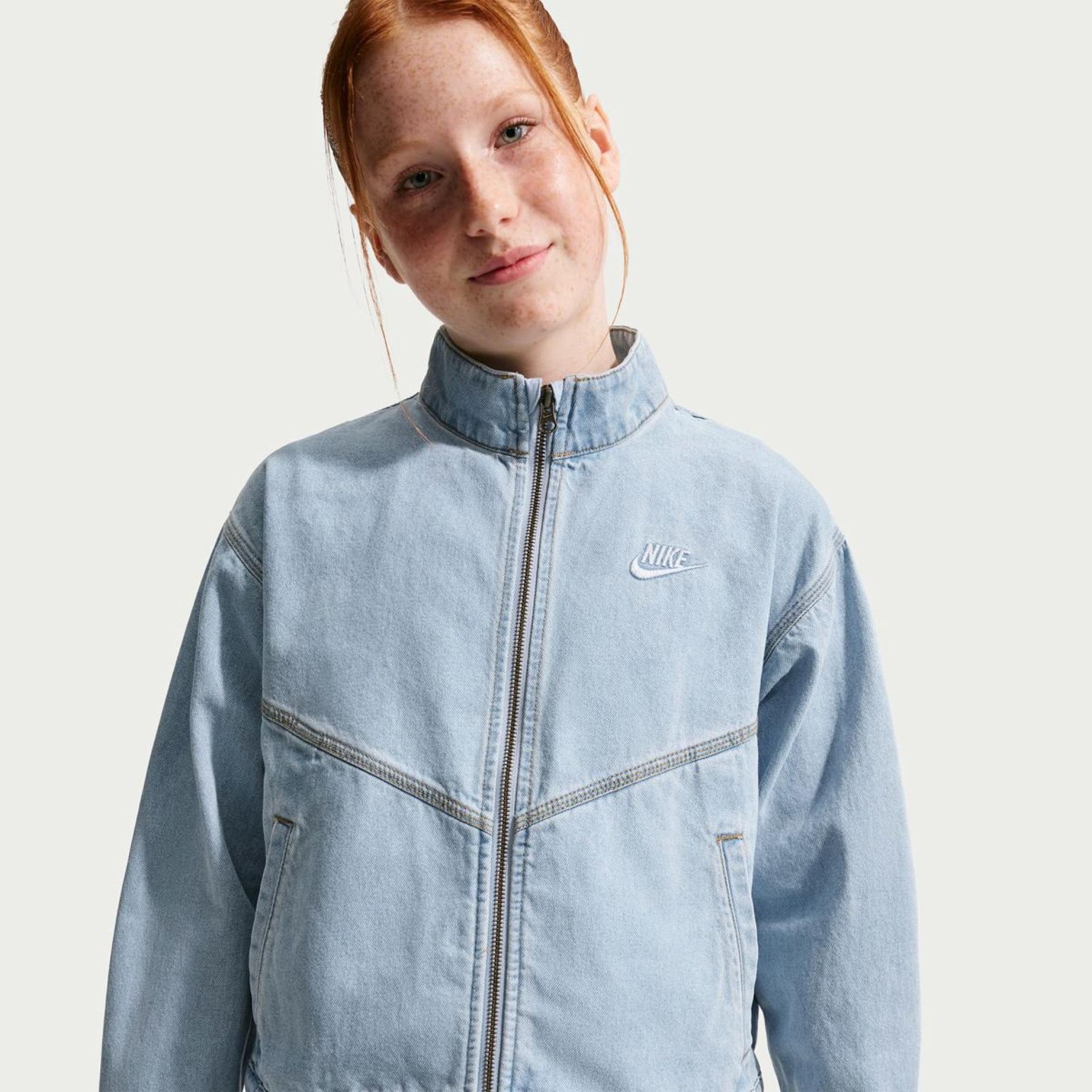 Outlet Жіноча толстовка NIKE G NSW WR DENIM JACKET IF2317-436