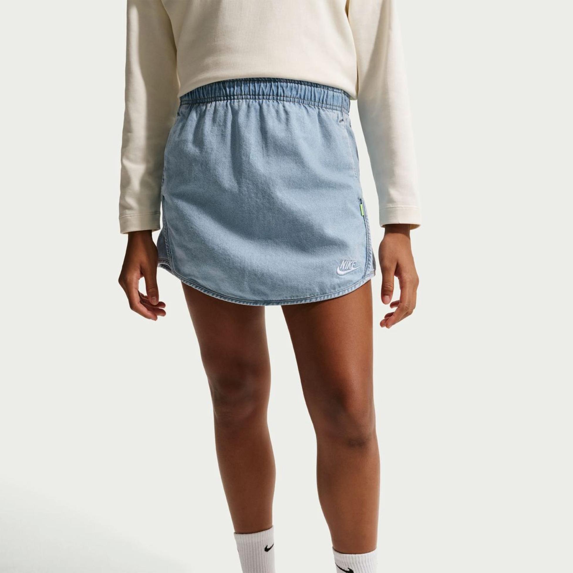 Outlet Жіноча спідниця NIKE G NSW DENIM SKIRT IF2314-436