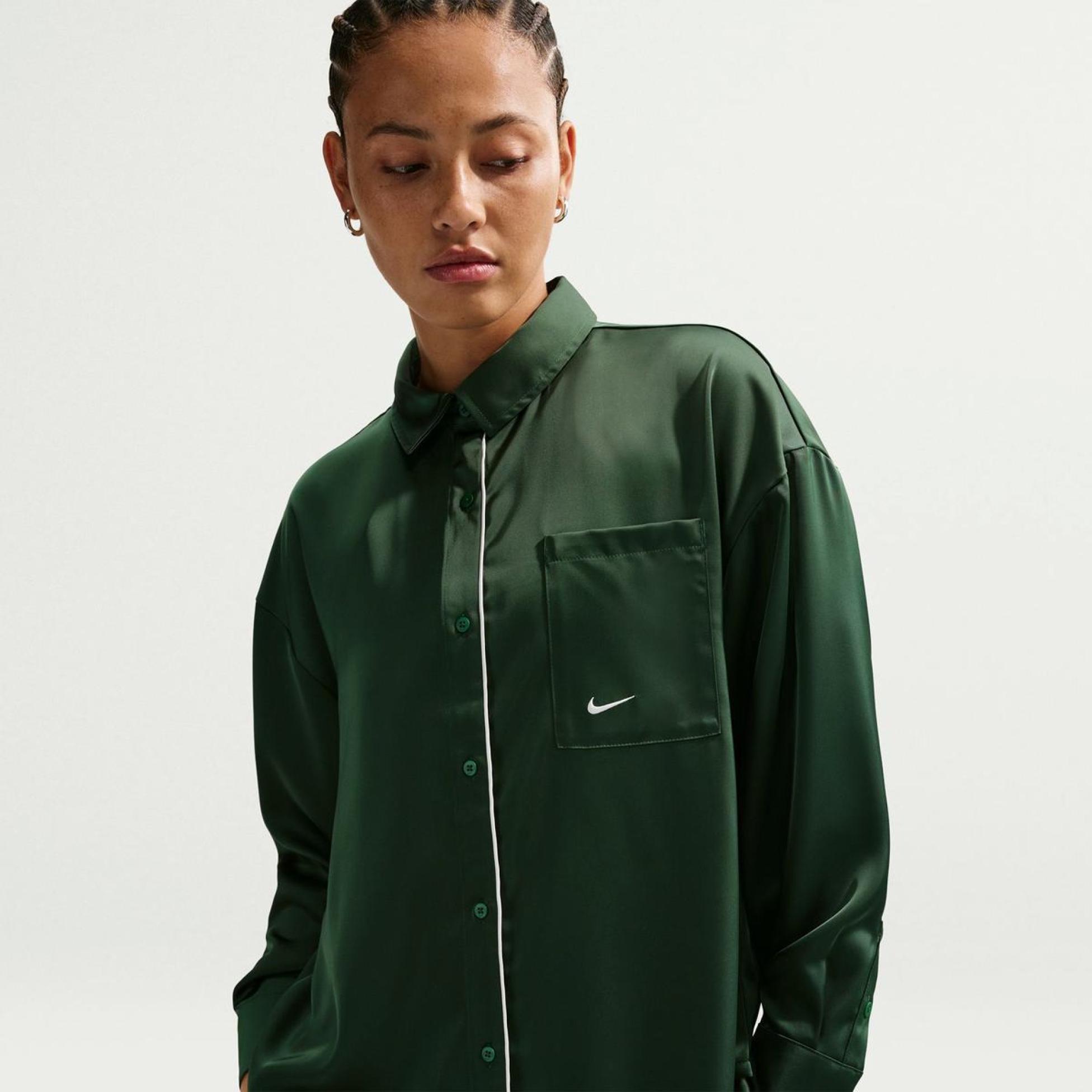 Outlet Жіночий лонгслів NIKE W NSW OFFLN WVN STN LS TOP IM0575-323