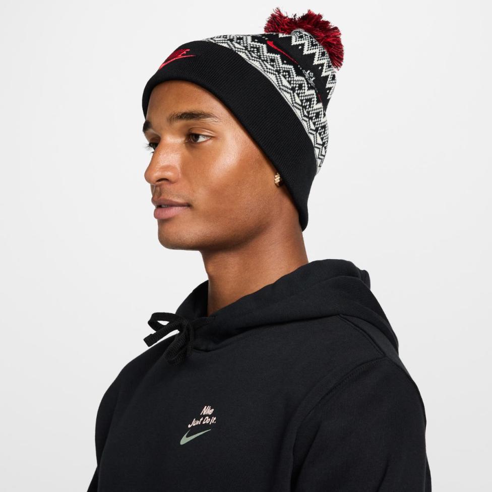 Outlet Шапка NIKE U NK PEAK BEANIE SC HOL24 L HF0188-010_image_3
