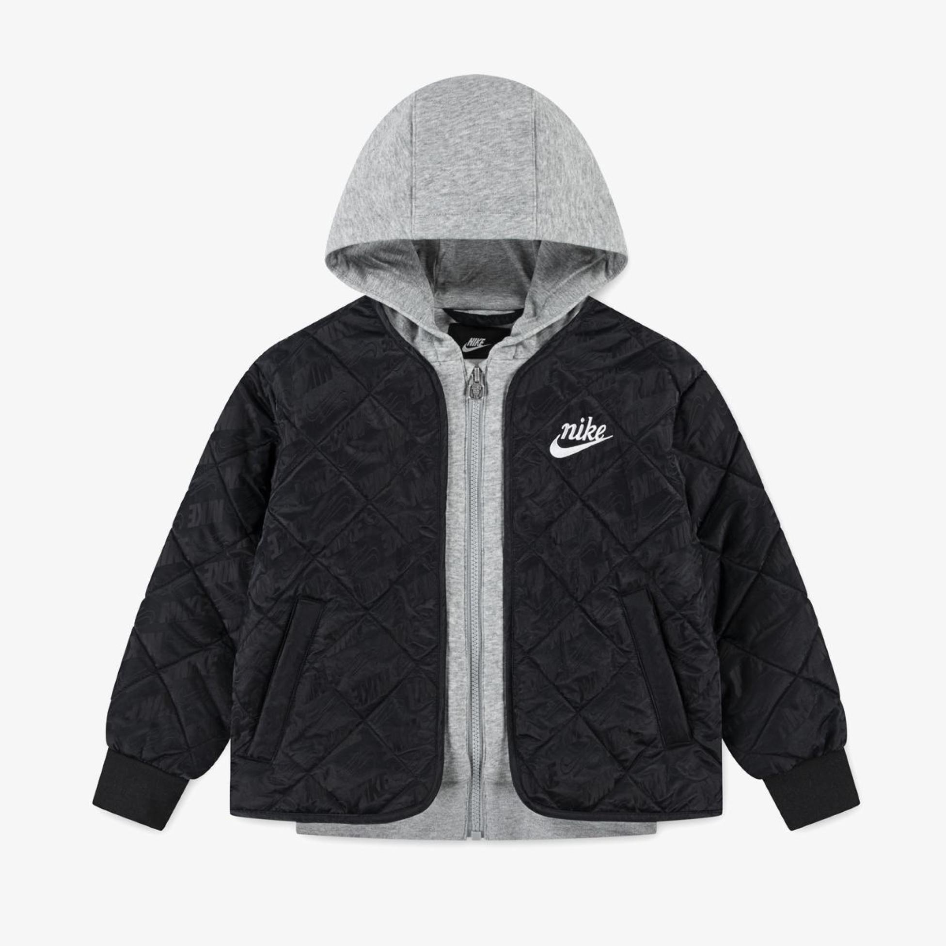 Outlet Дитяча куртка NIKE NKN FLEECE HOODED QUILT JACKET 86N071-023
