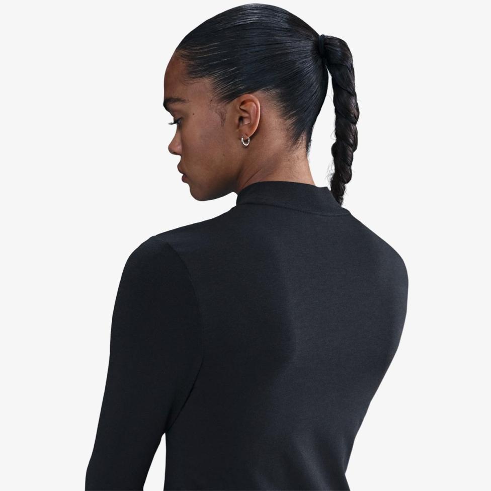 Outlet Жіноча футболка NIKE W NSW NK CHLL KNT MOCK TEE HV5027-011