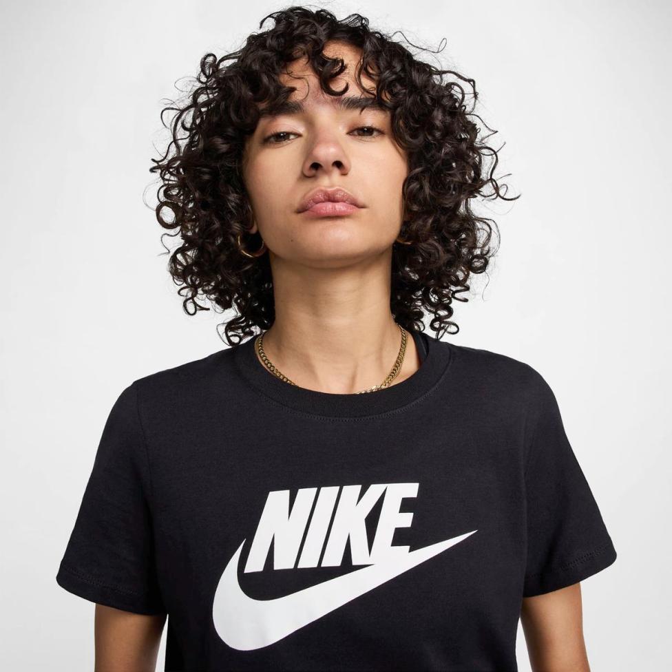 Outlet Жіноча футболка NIKE W NSW TEE ESSNTL ICON FTRA FS DV6094-010_image_3