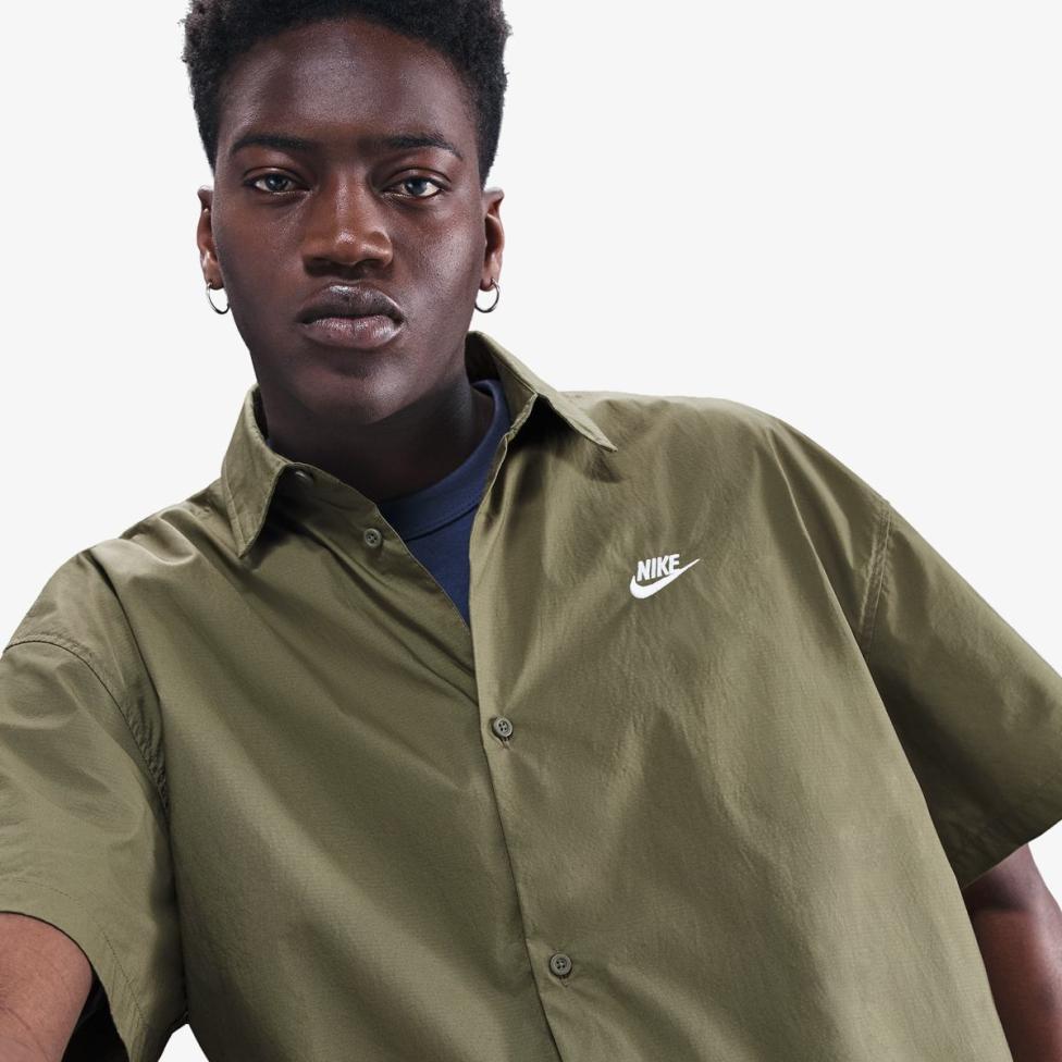 Outlet Чоловіча сорочка NIKE M NK CLUB SS BTN SHIRT OS HJ2026-222_image_3