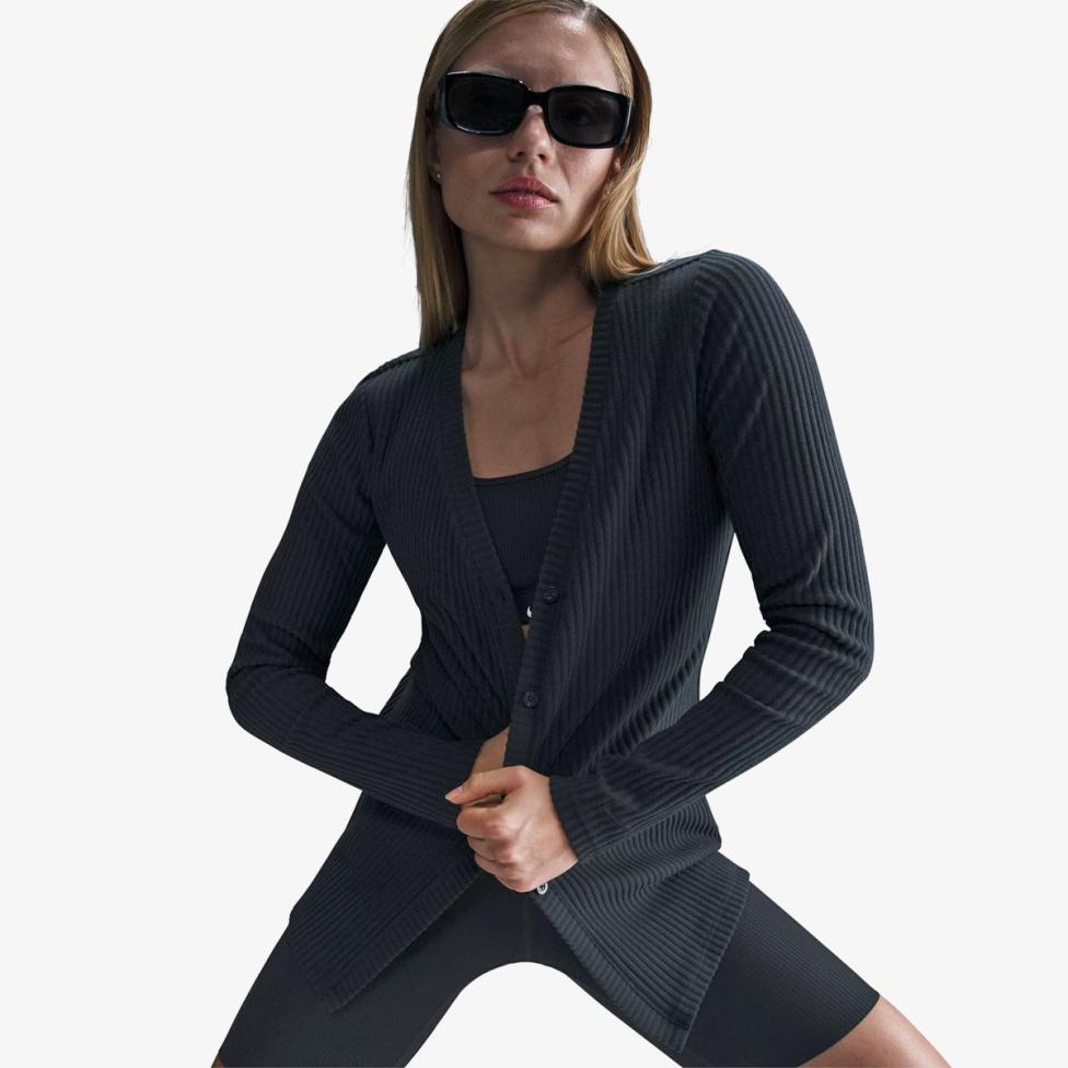 Outlet Жіноча толстовка NIKE W NSW NK CHLL KNT RIB CARDIGAN HJ1242-010_image_4