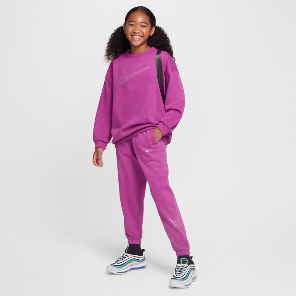 Outlet Дитячі штани NIKE G NSW CLUB FLC LOOSE PANT SHNE HF4400-518_image_6