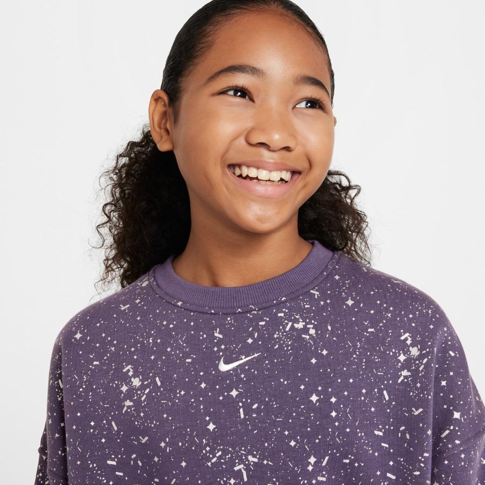 Outlet Дитяча толстовка NIKE G NSW CLUB FLC BXY CRW SHNE HF4393-573_image_3