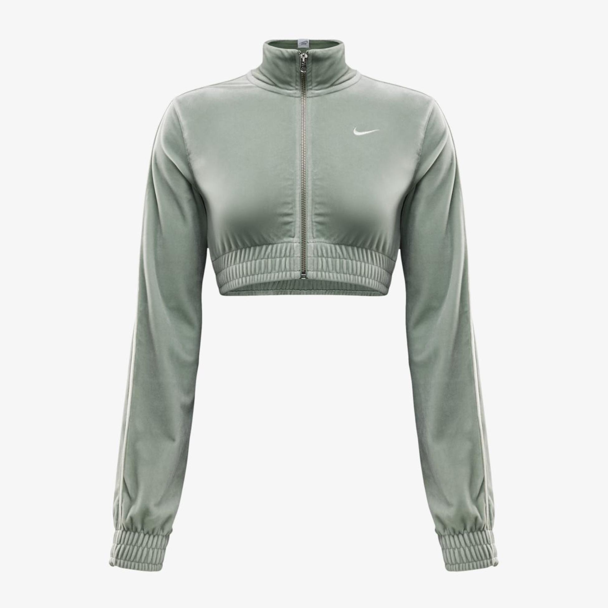 Outlet Жіноча толстовка NIKE W NSW CLLCTN VELOUR FZ TOP OFL FZ3679-370