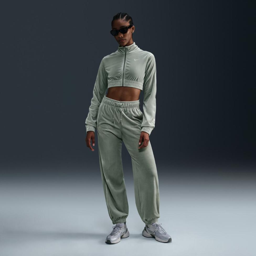 Outlet Жіноча толстовка NIKE W NSW CLLCTN VELOUR FZ TOP OFL FZ3679-370_image_5