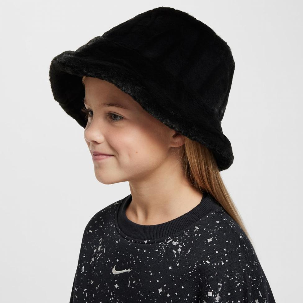 Outlet Детская панама NIKE K APEX BUCKET FAUX FUR FZ3061-010_image_3