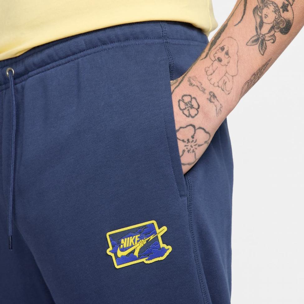 Outlet Мужские брюки NIKE M CLUB FT CUFF PANT BOLT FZ0766-410_image_3