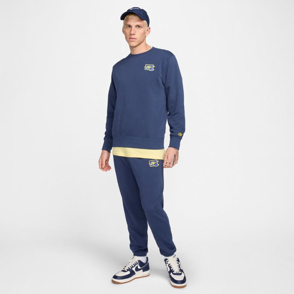 Outlet Мужские брюки NIKE M CLUB FT CUFF PANT BOLT FZ0766-410_image_6
