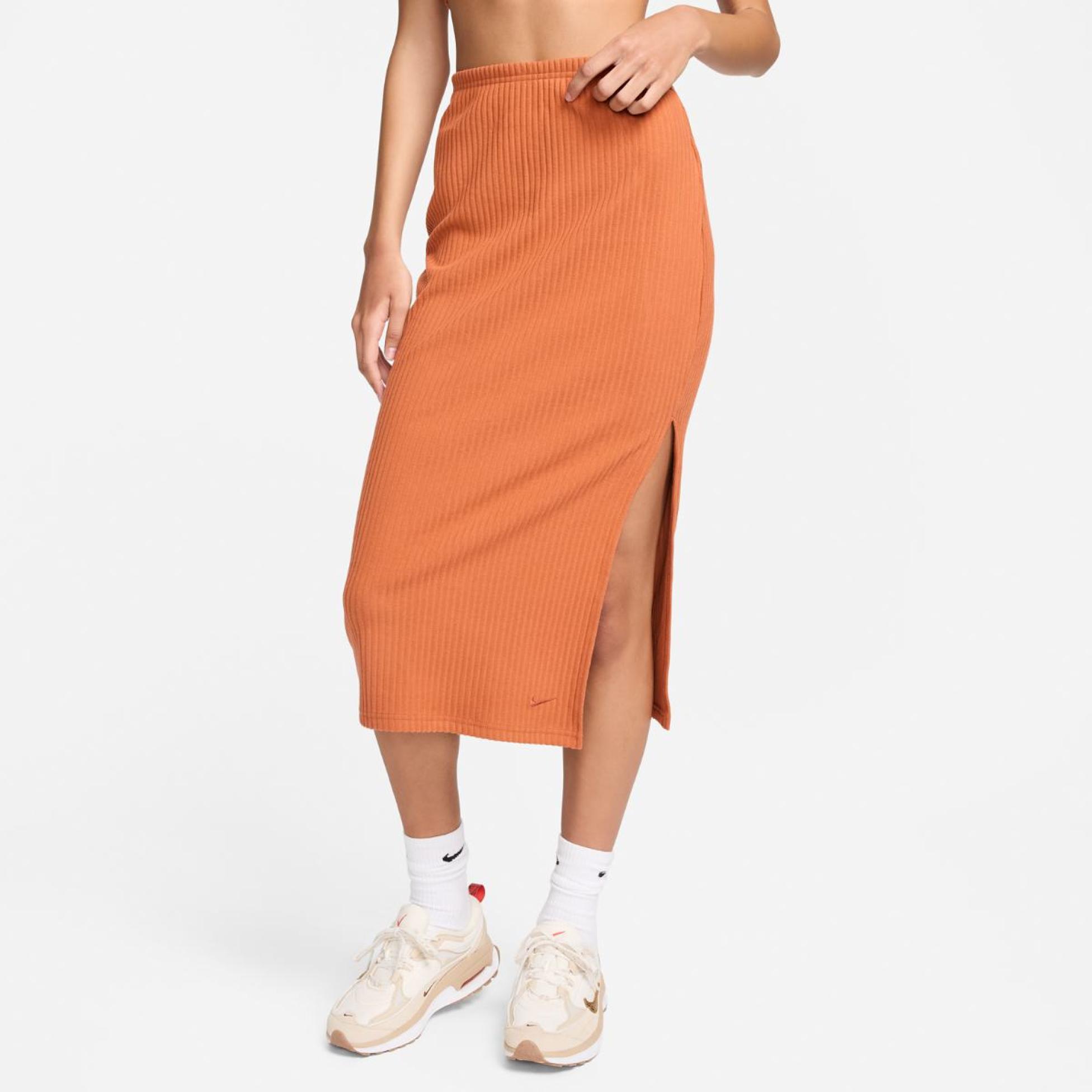 Outlet Жіноча спідниця NIKE W NSW NK CHLL KNT RIB MD SKIRT FQ1636-825