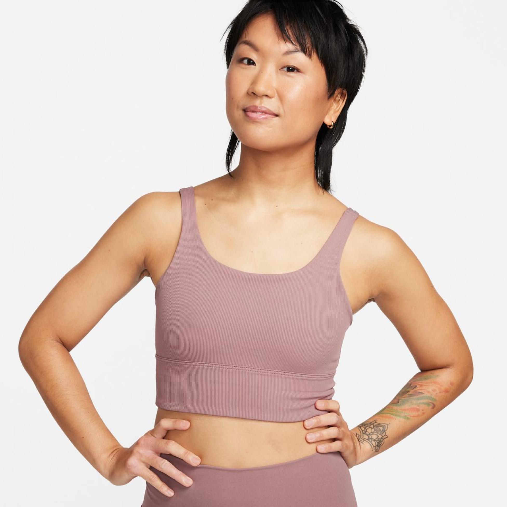 Outlet Жіночий топ NIKE W ALATE SOLO RIB BRA FQ0410-208