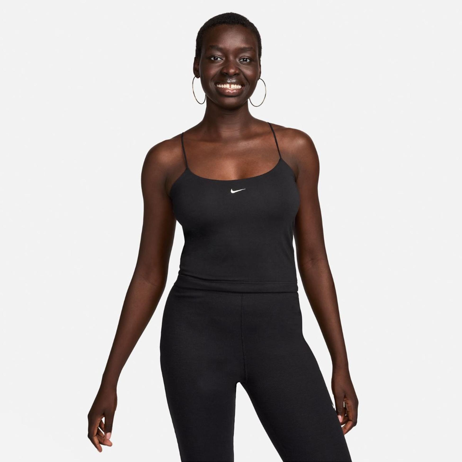 Outlet Жіноча майка NIKE W NSW NK CHLL KNT CAMI FN3685-010