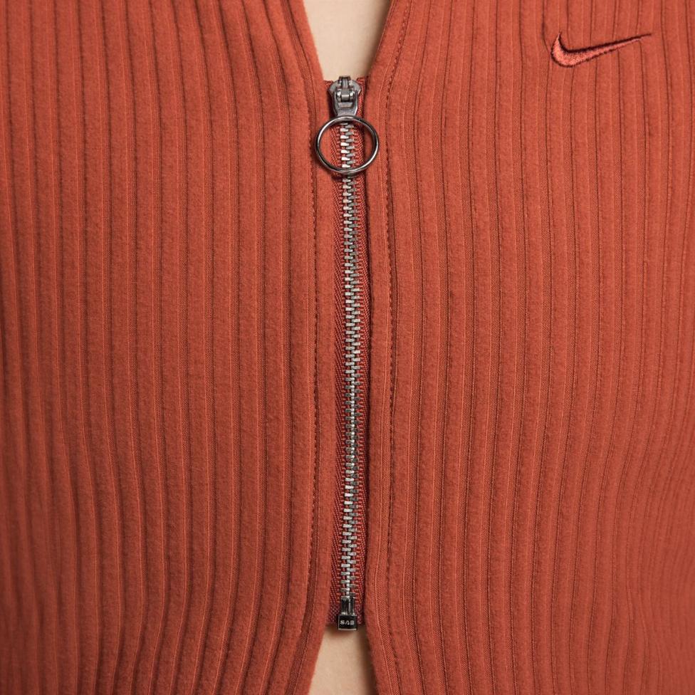 Outlet Жіноча толстовка NIKE W NSW CHLL KNT RIB FZ CRDGN FN3682-825_image_5