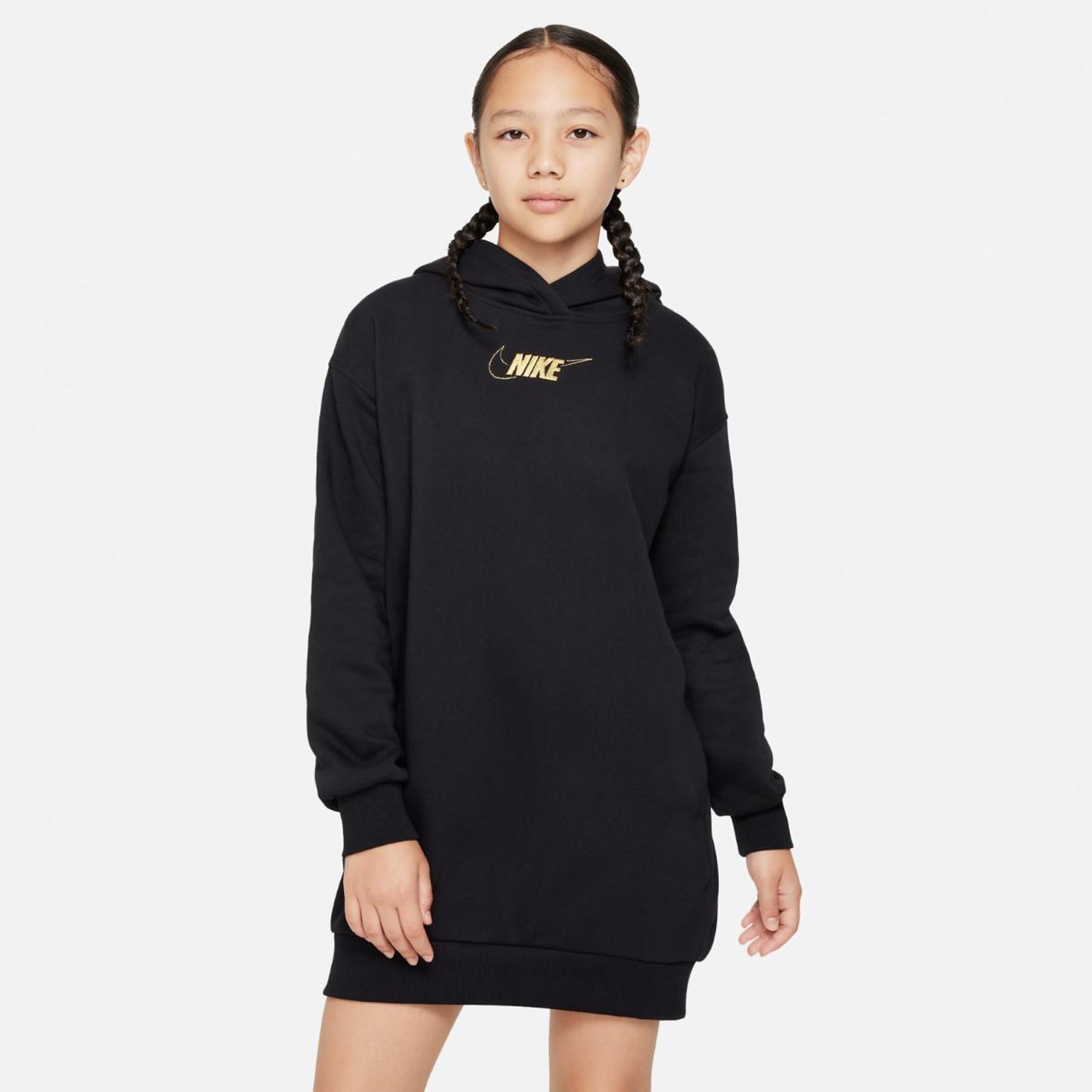 Outlet Дитяча сукня NIKE G NSW CLUB FLC HDY DRSS SHNE FJ6165-010